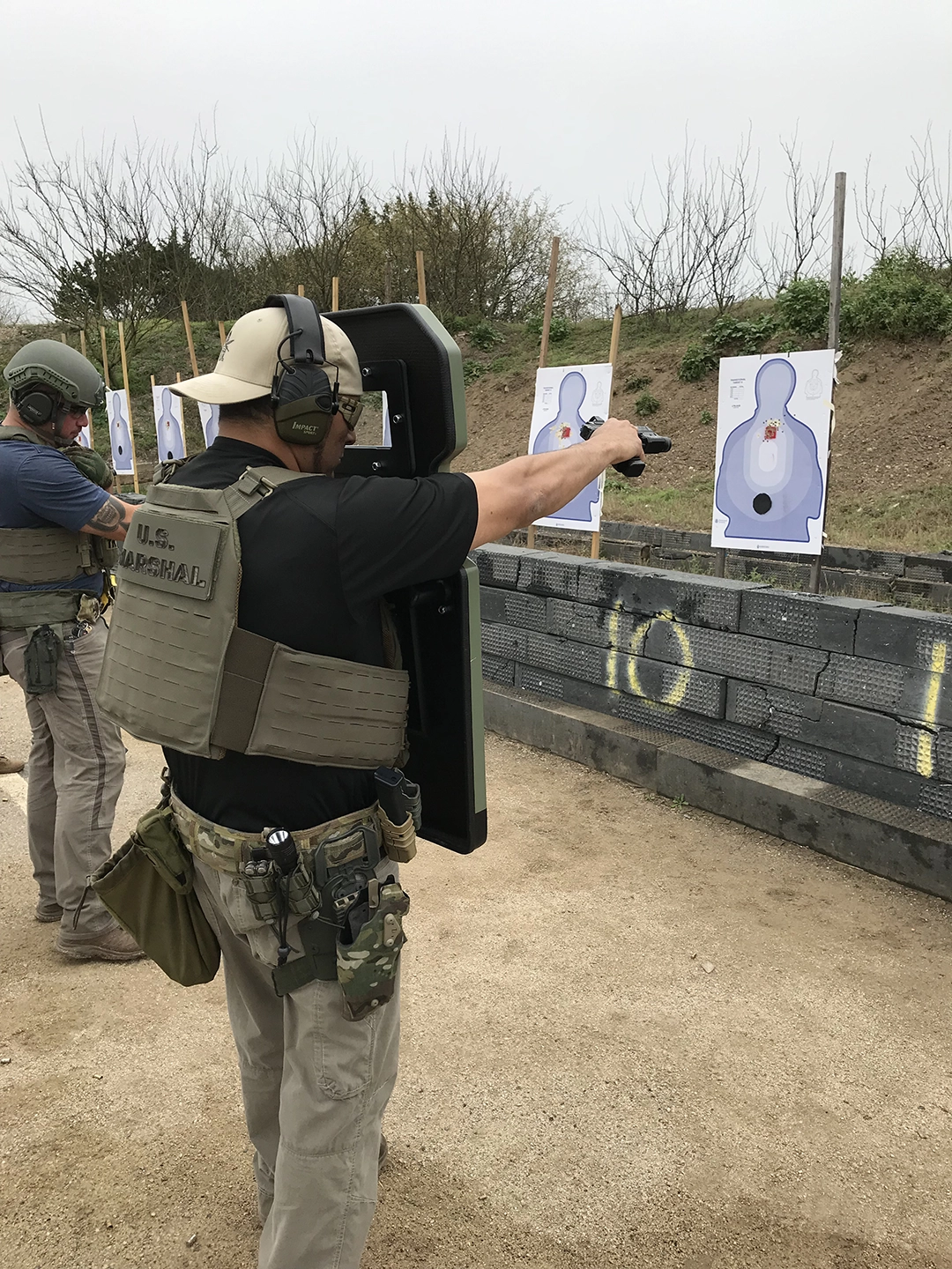 Robo Shield Ballistic Shield Action Firing Range