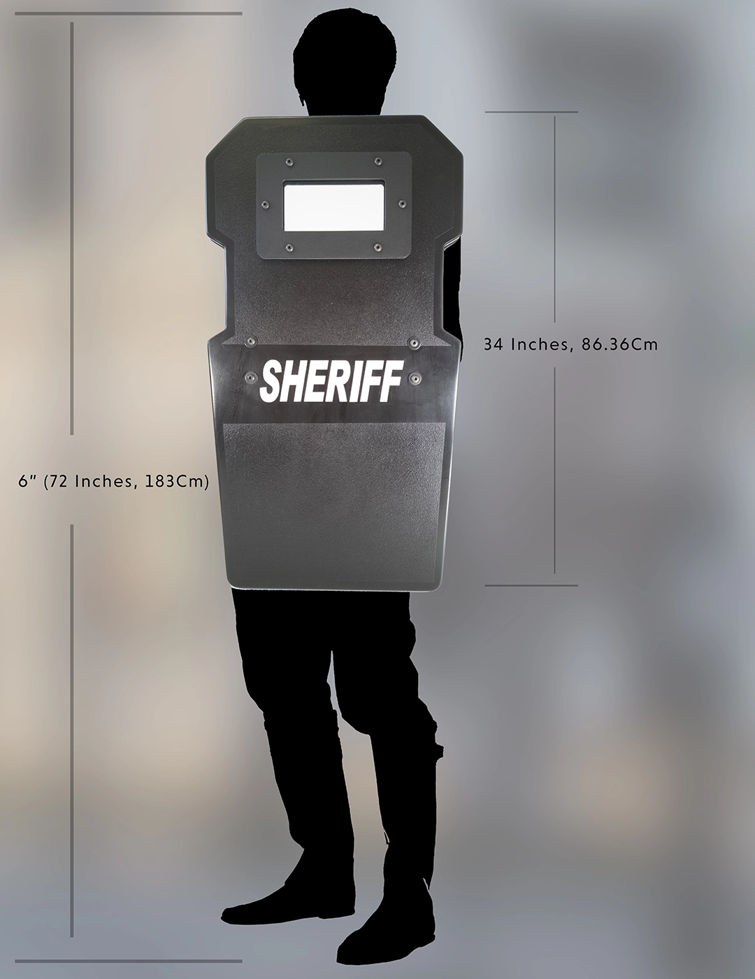 Robo Shield Ballistic Shield Scale