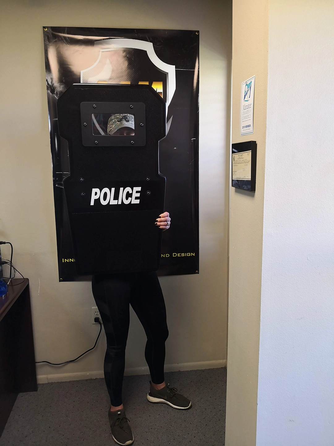 Robo Shield Ballistic Shield Woman Coverage