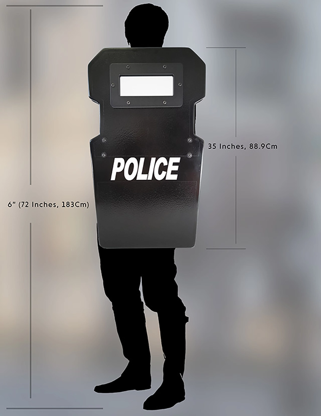 Robo Shield Ballistic Shield Scale Photo Alt
