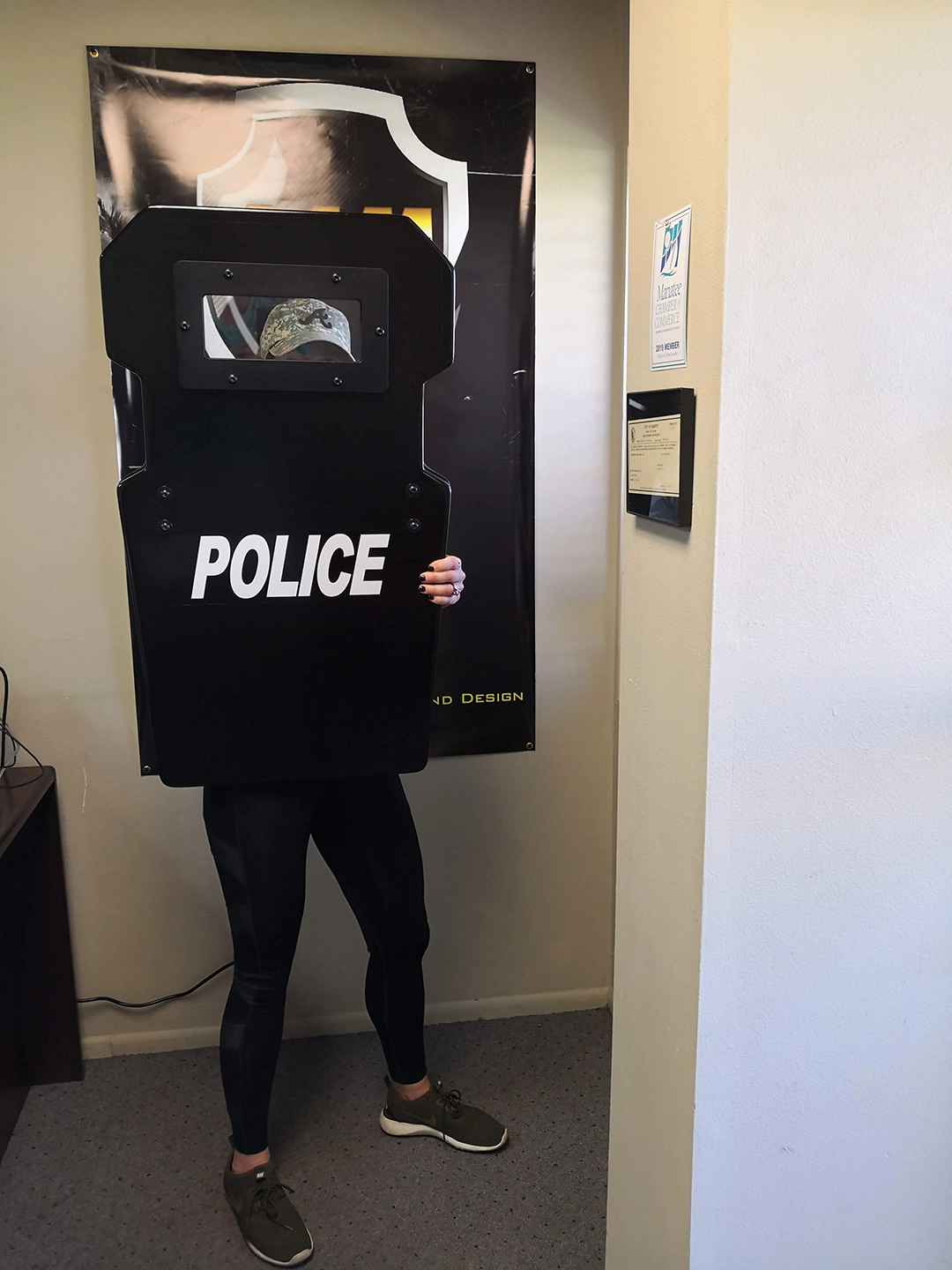 Robo Shield Ballistic Shield Woman Coverage