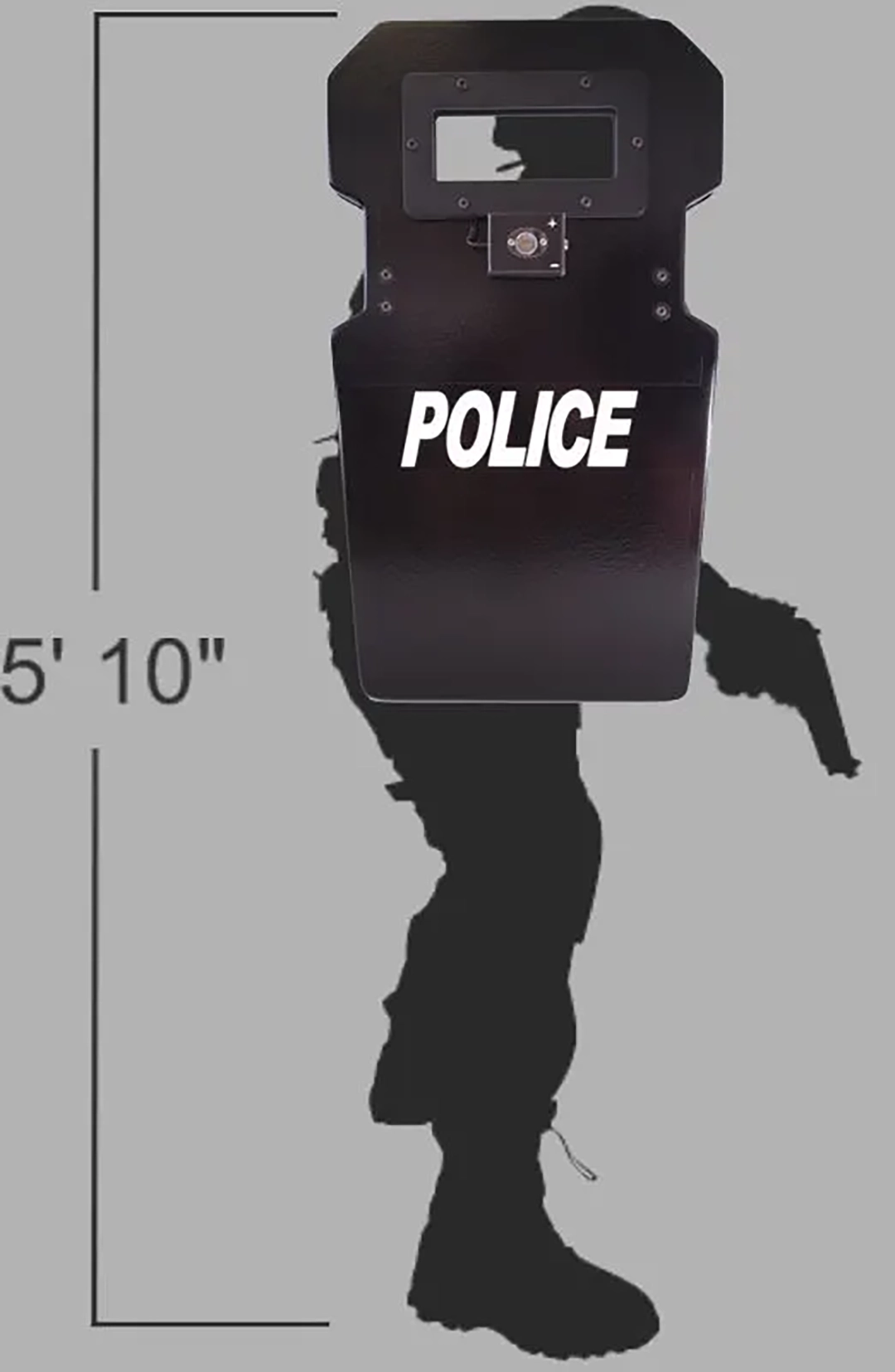 Robo Shield Ballistic Shield Scale Photo