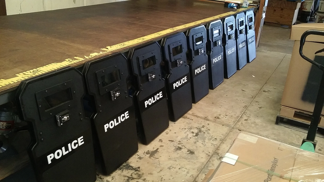 Robo Shield Ballistic Shield Production