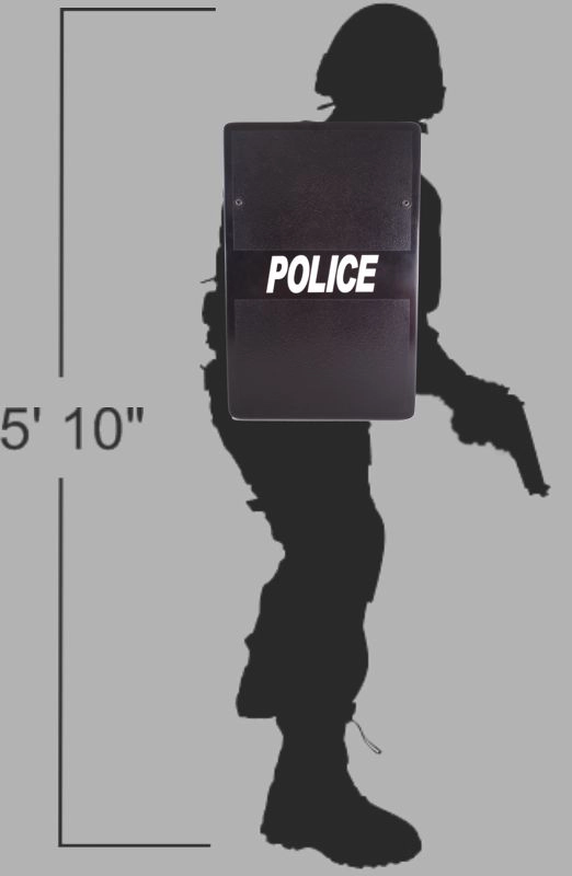 Patrol Block Ballistic Shield - Scale